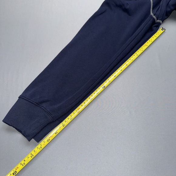 Reebok Mens Crew Neck Sweatshirt Navy Blue Logo Athletic Pullover XL - Picture 8 of 9